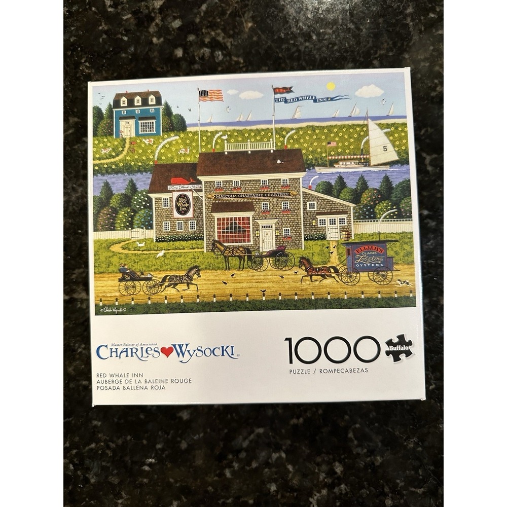 charles wysocki puzzle 1000 pieces Red Whale Inn